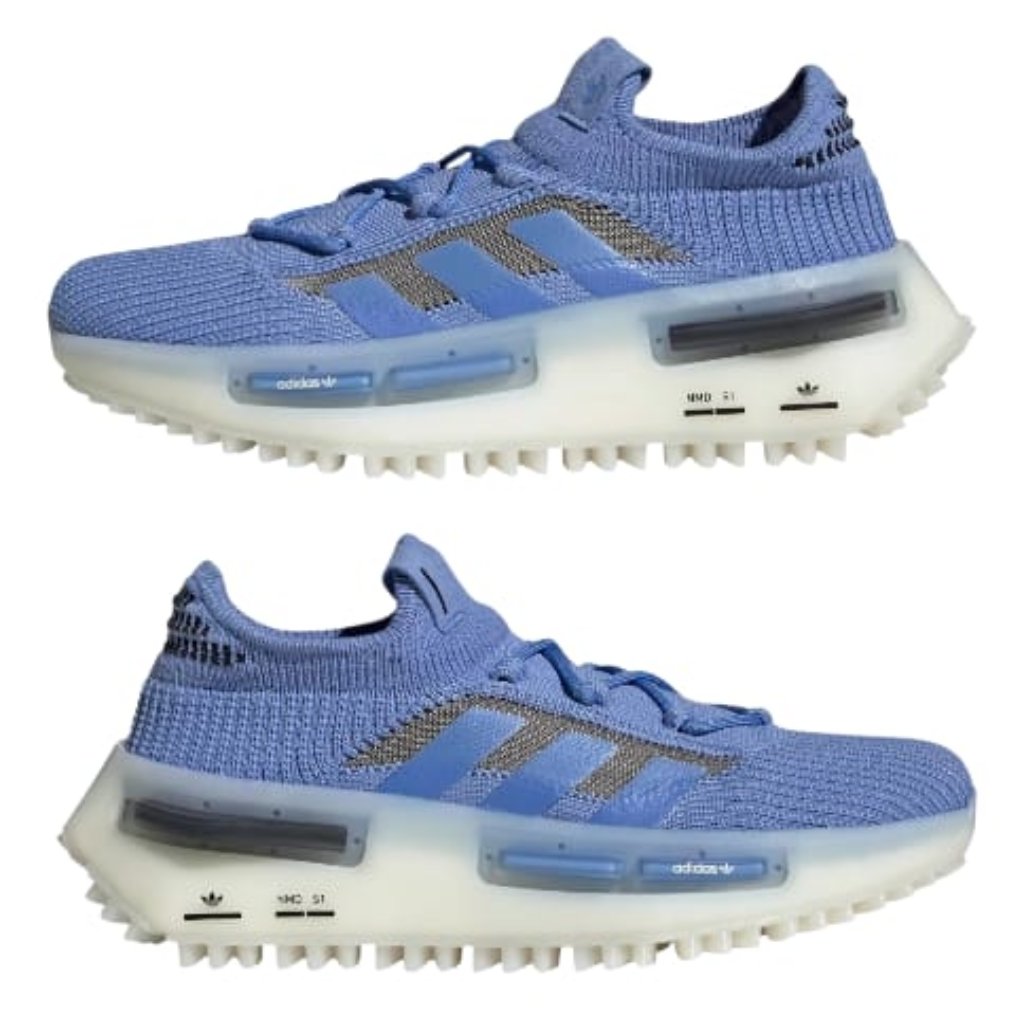 Adidas Women's Nmd_s1 Blue Fusion / Off White / Cloud White, Size 9